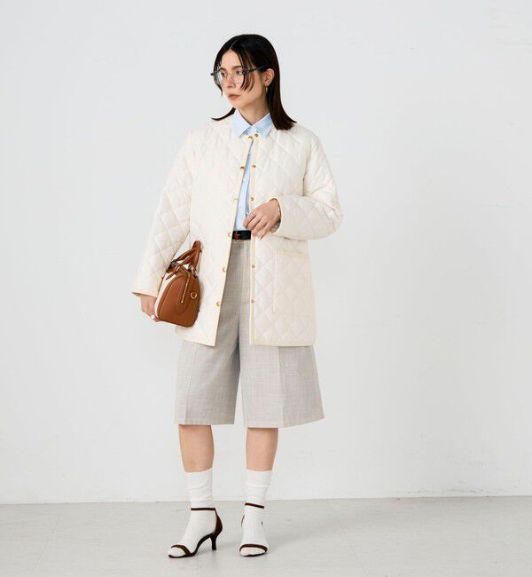NOLLEY'S「【Traditional WeatherWear/トラディショナルウェザーウェア】ARKLEY A-LINE MIDDLE」|ノーカラーコート|