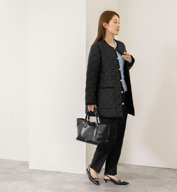 NOLLEY'S「【Traditional WeatherWear/トラディショナルウェザーウェア】ARKLEY A-LINE MIDDLE」|ノーカラーコート|