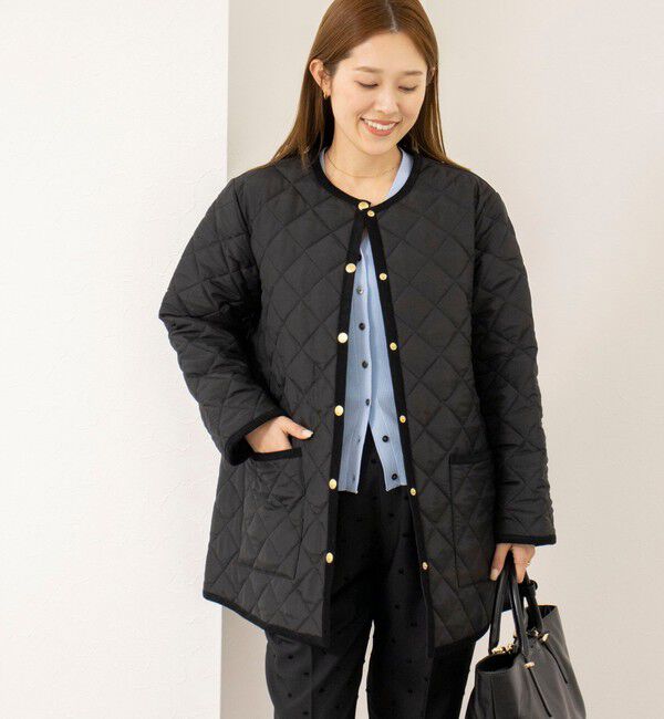 NOLLEY'S「【Traditional WeatherWear/トラディショナルウェザーウェア】ARKLEY A-LINE MIDDLE」|ノーカラーコート|