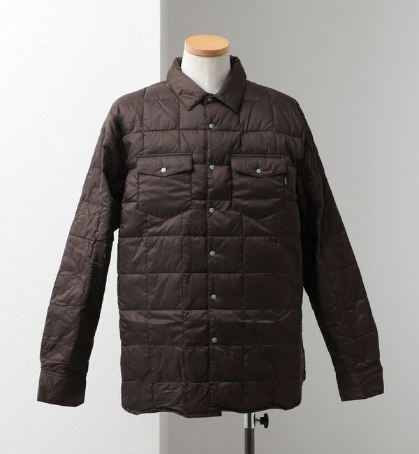 NOLLEY'S goodman「【TAION/タイオン】W-POCKET DOWN SHIRTS ダブルポケットダウンシャツ 26AW」|ブルゾン・スタジャン|ダークブラウン