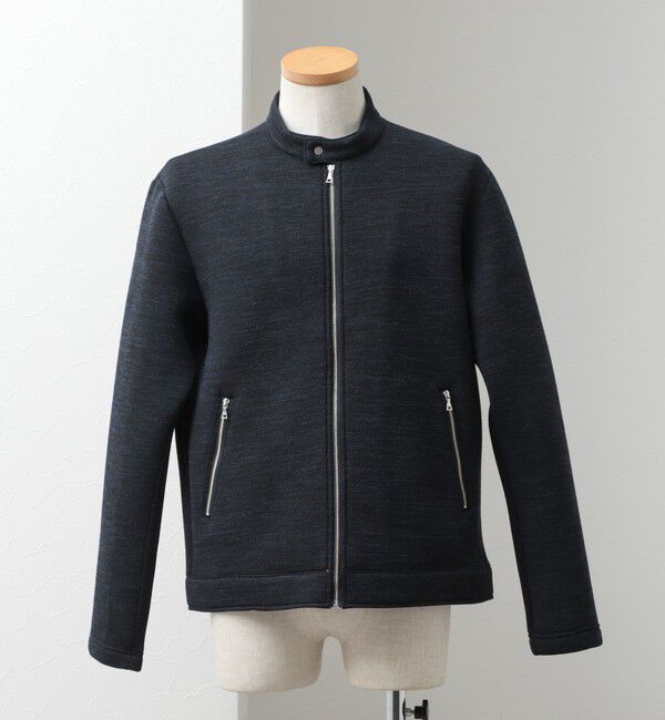 NOLLEY'S goodman「ウール混シングルライダース 26AW」|ブルゾン・スタジャン|ネイビー