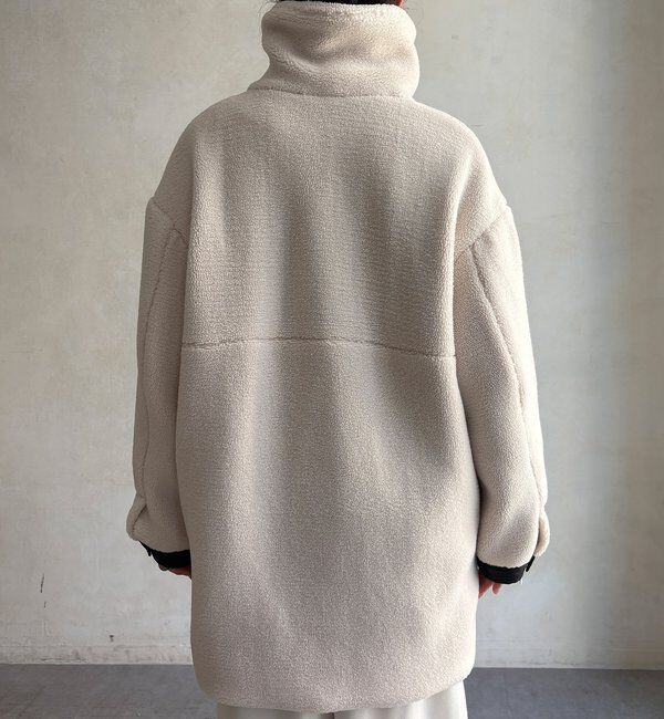  「【WEB限定】ボアミドル丈コート」|その他|