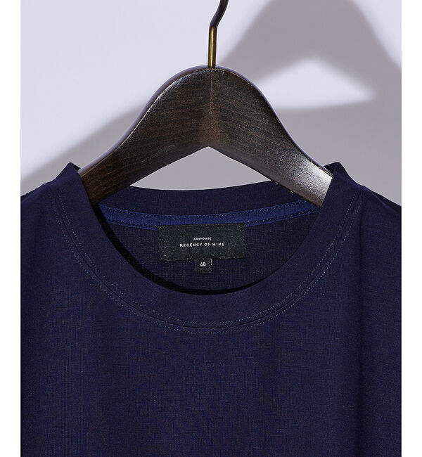 ABAHOUSE「【定番】ドレスポンチ クルーネック 半袖Tシャツ / ストレッチ 冷涼感」|Tシャツ・カットソー|