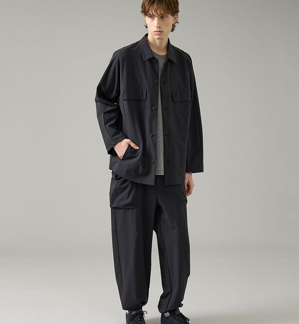 ABAHOUSE「【CORDURA】TUCK＆DARTS コーデュラナイロン シャツブルゾン /」|ブルゾン・スタジャン|