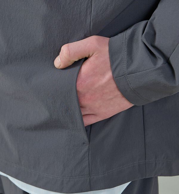 ABAHOUSE「【CORDURA】TUCK＆DARTS コーデュラナイロン シャツブルゾン /」|ブルゾン・スタジャン|