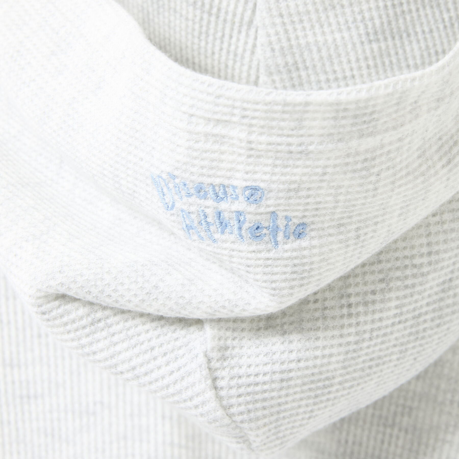 Rouge vif「【DISCUS/ディスカス】ワッフルヘンリーネックフェイクレイヤードフードロンT」|Tシャツ・カットソー|
