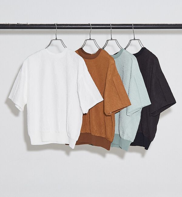 NOMINE「シワ加工 リンクル Tシャツ」|Tシャツ・カットソー|