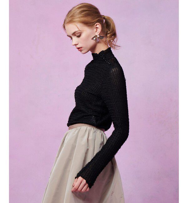 LOULOU WILLOUGHBY「【LOULOU WILLOUGHBY】ティアードラッセルプルオーバー」|Tシャツ・カットソー|
