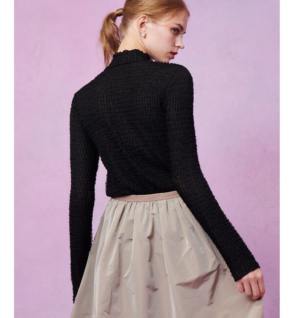 LOULOU WILLOUGHBY「【LOULOU WILLOUGHBY】ティアードラッセルプルオーバー」|Tシャツ・カットソー|