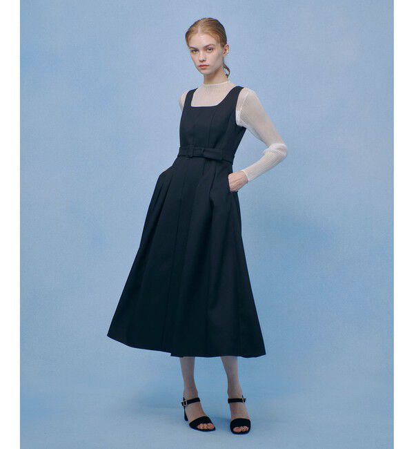 LOULOU WILLOUGHBY「【LOULOU WILLOUGHBY】ポリツイルジャンパーワンピース」|ワンピース|