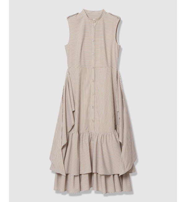LOULOU WILLOUGHBY「【LOULOU WILLOUGHBY】レイヤードレープワンピース」|ワンピース|