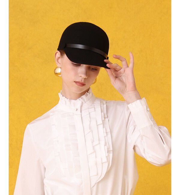 LOULOU WILLOUGHBY「フェルトキャップ」|ハット|