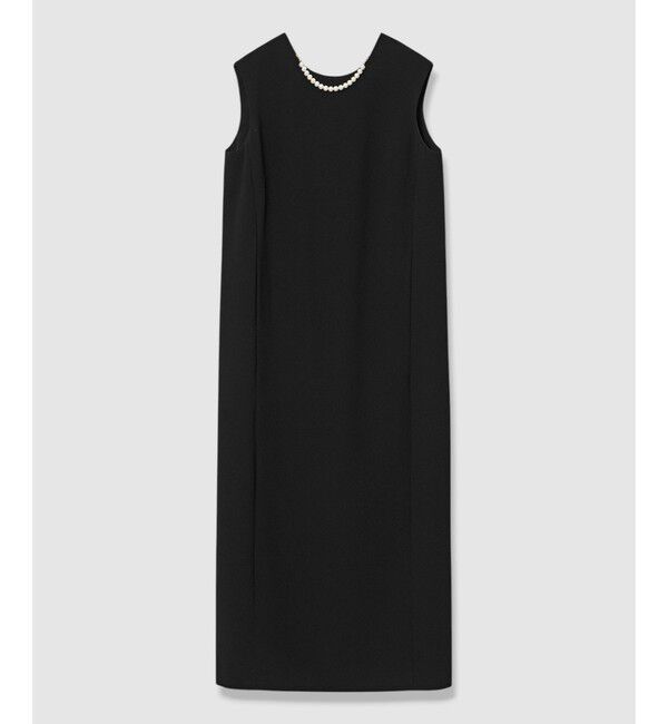 LOULOU WILLOUGHBY「２WAYパールネックレスノースリワンピース」|ワンピース|