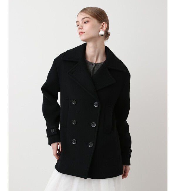 LOULOU WILLOUGHBY「スーパー110S ビーバーPコート」|ダッフルコート|