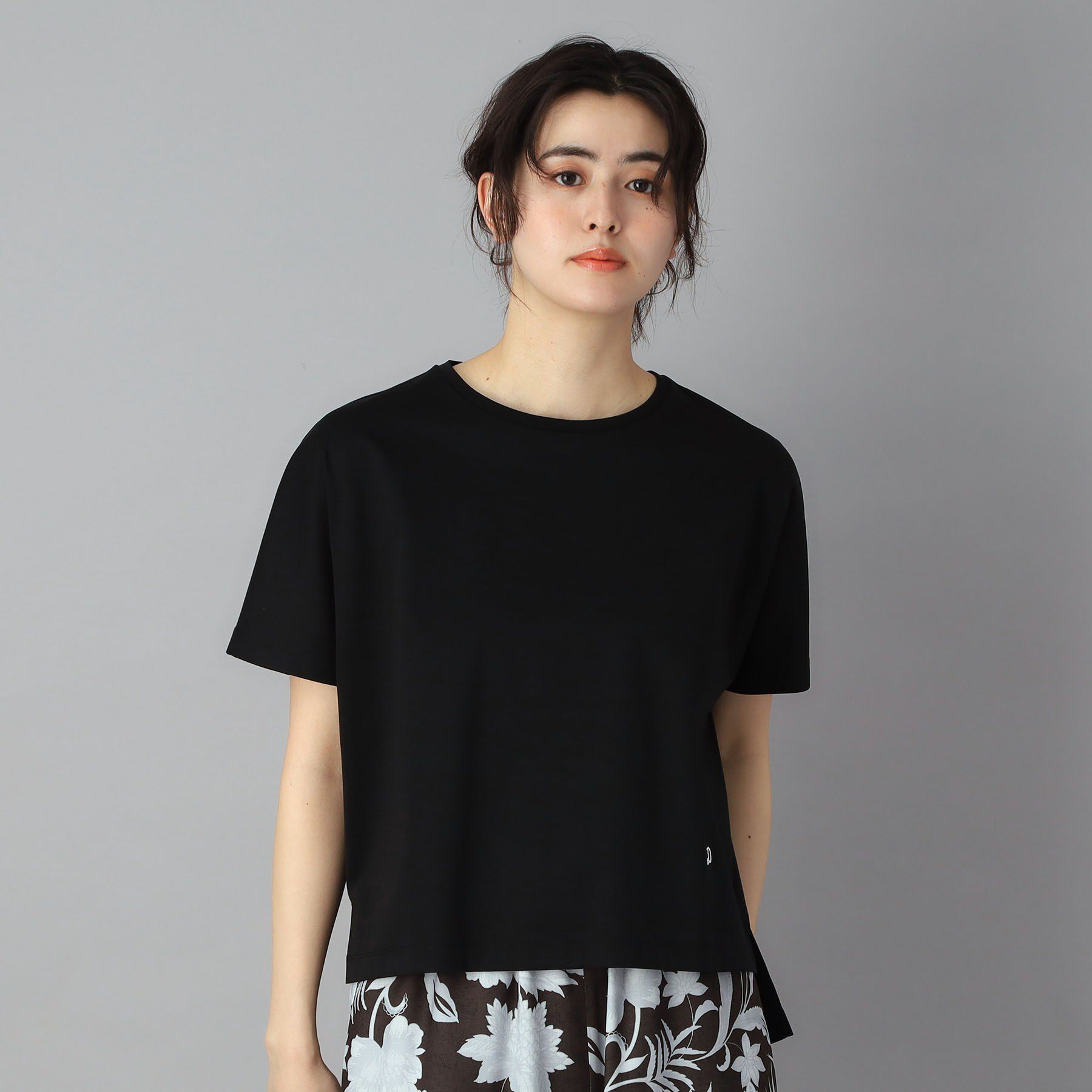 DRESSTERIOR「【接触冷感／抗菌防臭／消臭】アイスクリアコットンドルマンTシャツ」|Tシャツ・カットソー|