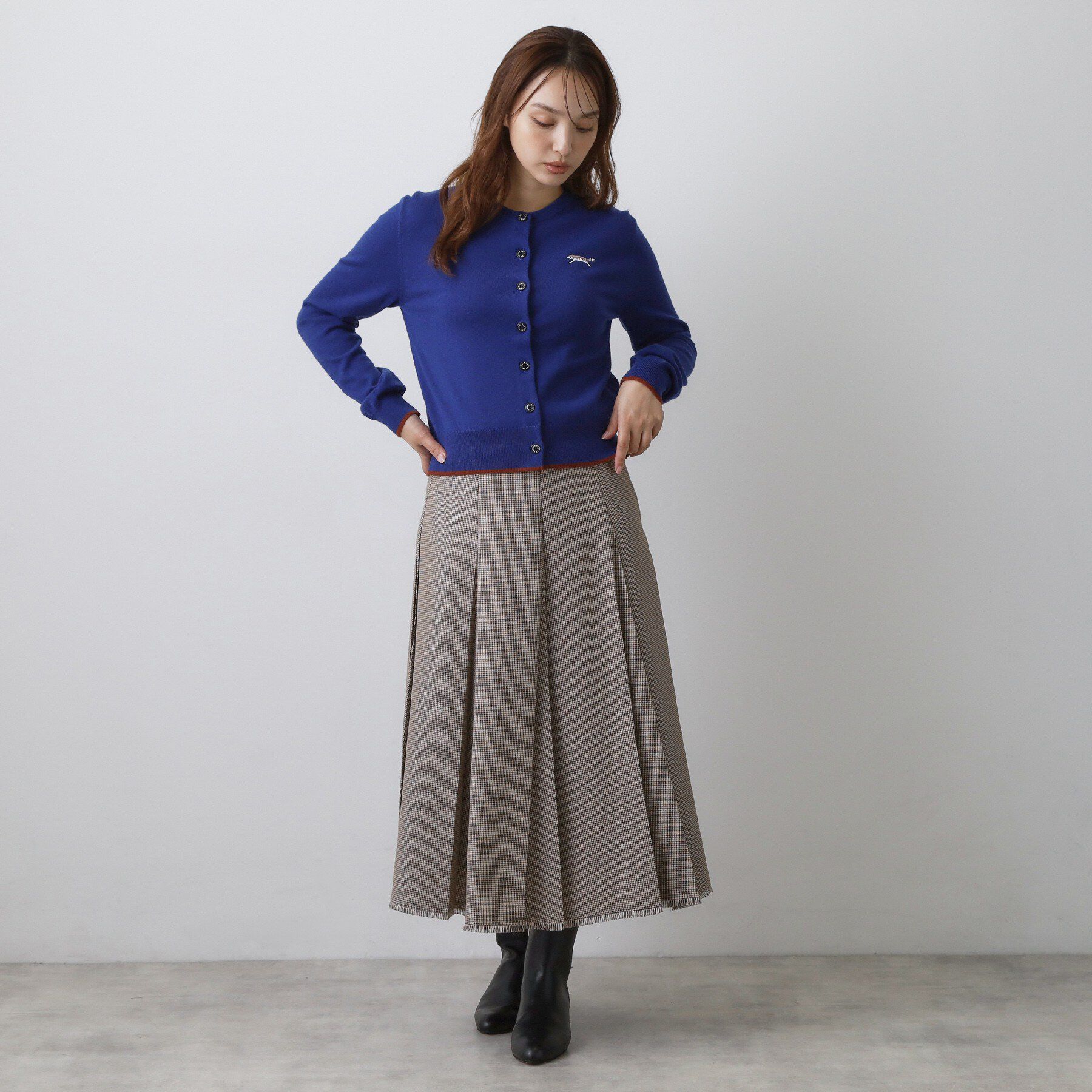 DRESSTERIOR「【STORY11月号掲載】ゼニアバルーファキャッシュウールクルーネックカーディガン」|カーディガン|