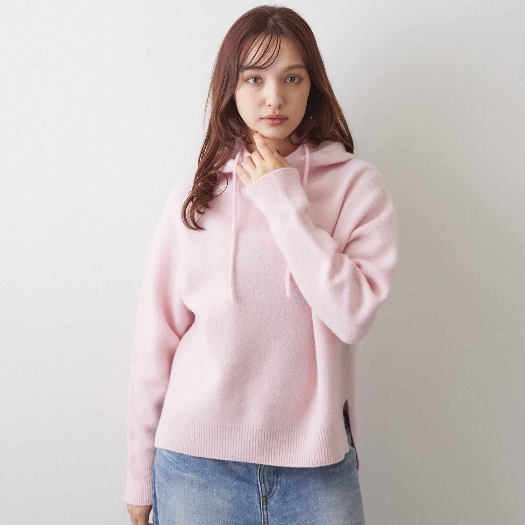 DRESSTERIOR「【5色展開/日本製】ホールガーメント ウールカシミヤパーカー」|ニット・セーター|