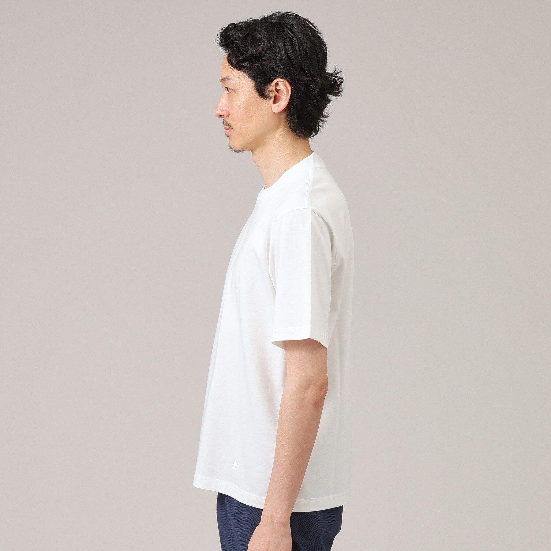 TAKEO KIKUCHI「【抗菌防臭】ジャケットインナー 半袖 カットソー」|Tシャツ・カットソー|