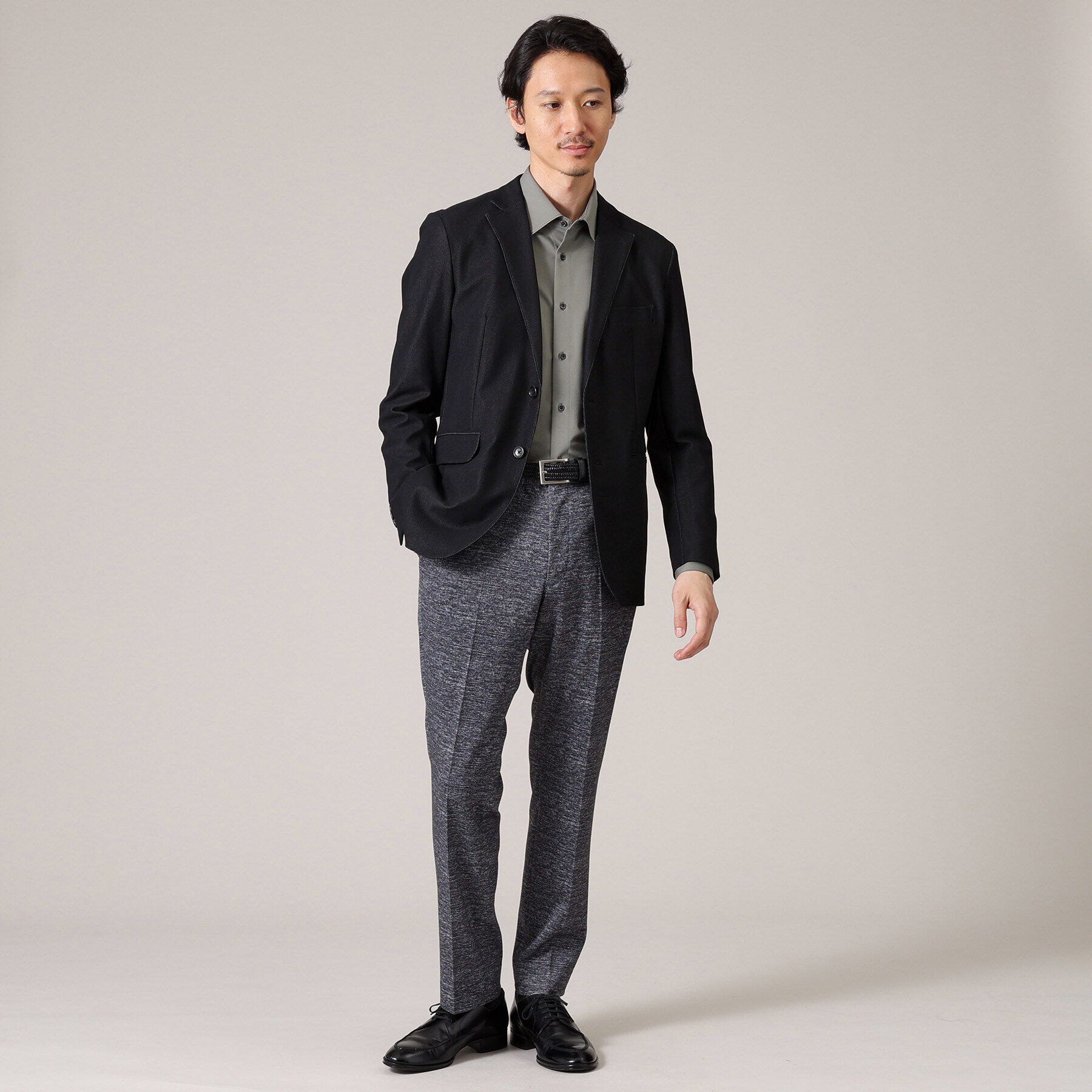 TAKEO KIKUCHI「【ONOFF対応】TRダブルニット ストレッチパンツ」|その他|