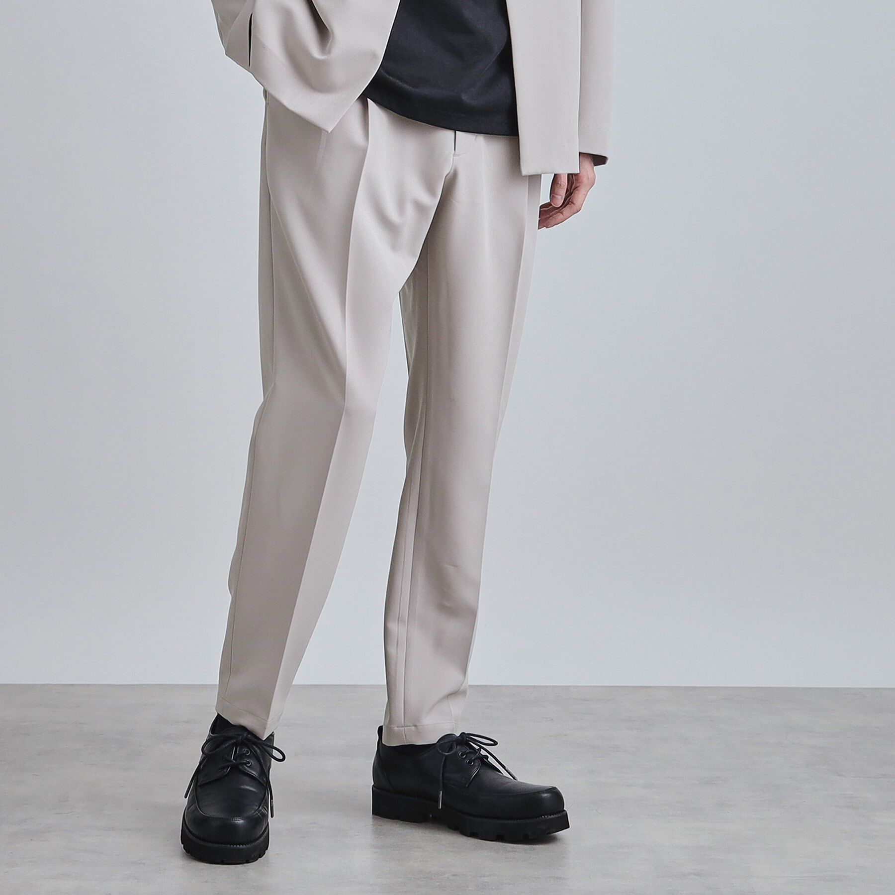 tk.TAKEO KIKUCHI「【セットアップ対応】360度ストレッチ ワイドテーパードパンツ」|その他|