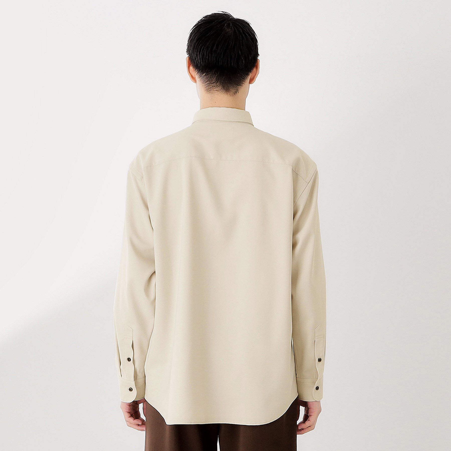 THE SHOP TK「TECLINO／テクリーノ 長袖オックスシャツ【洗濯機OK】」|シャツ・ブラウス|