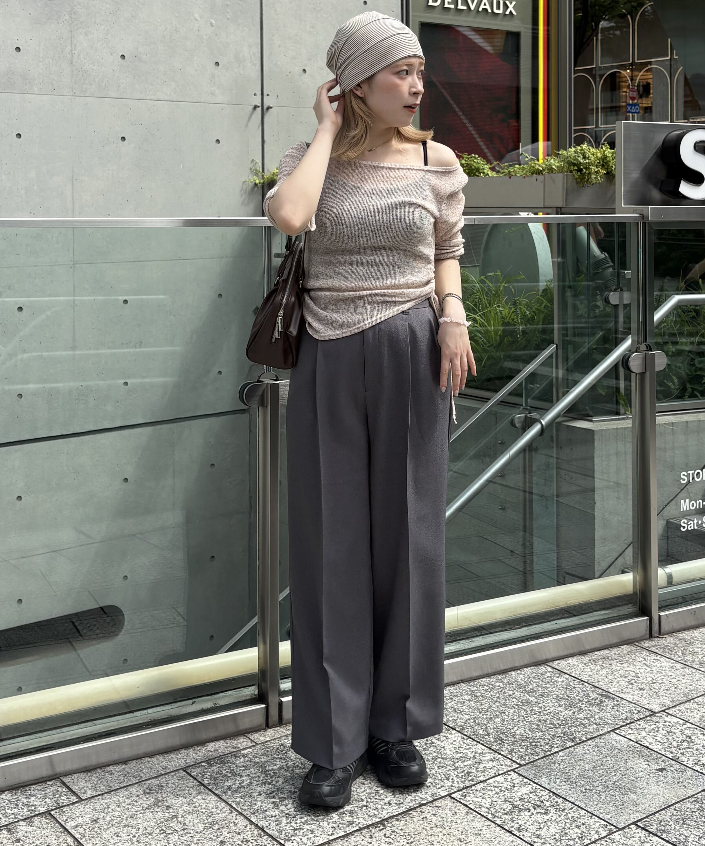  「ｳｰﾙ調ﾜﾝﾀｯｸﾜｲﾄﾞﾊﾟﾝﾂ[切らずに履ける身長別ｻｲｽﾞ/低  」|その他|