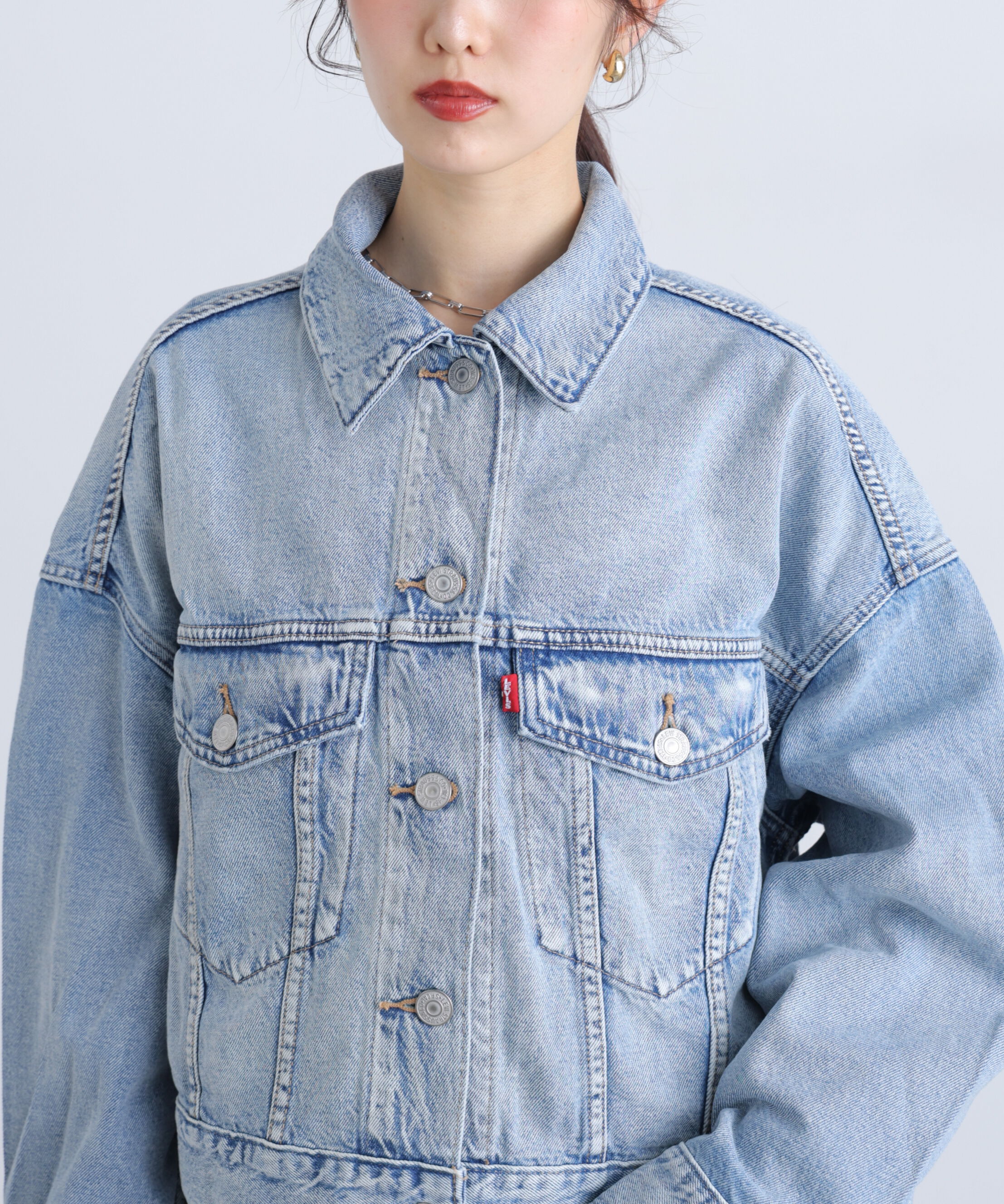  「〈Levi's〉LOOSE CROP TRUCKER デニムジャケット」|その他|
