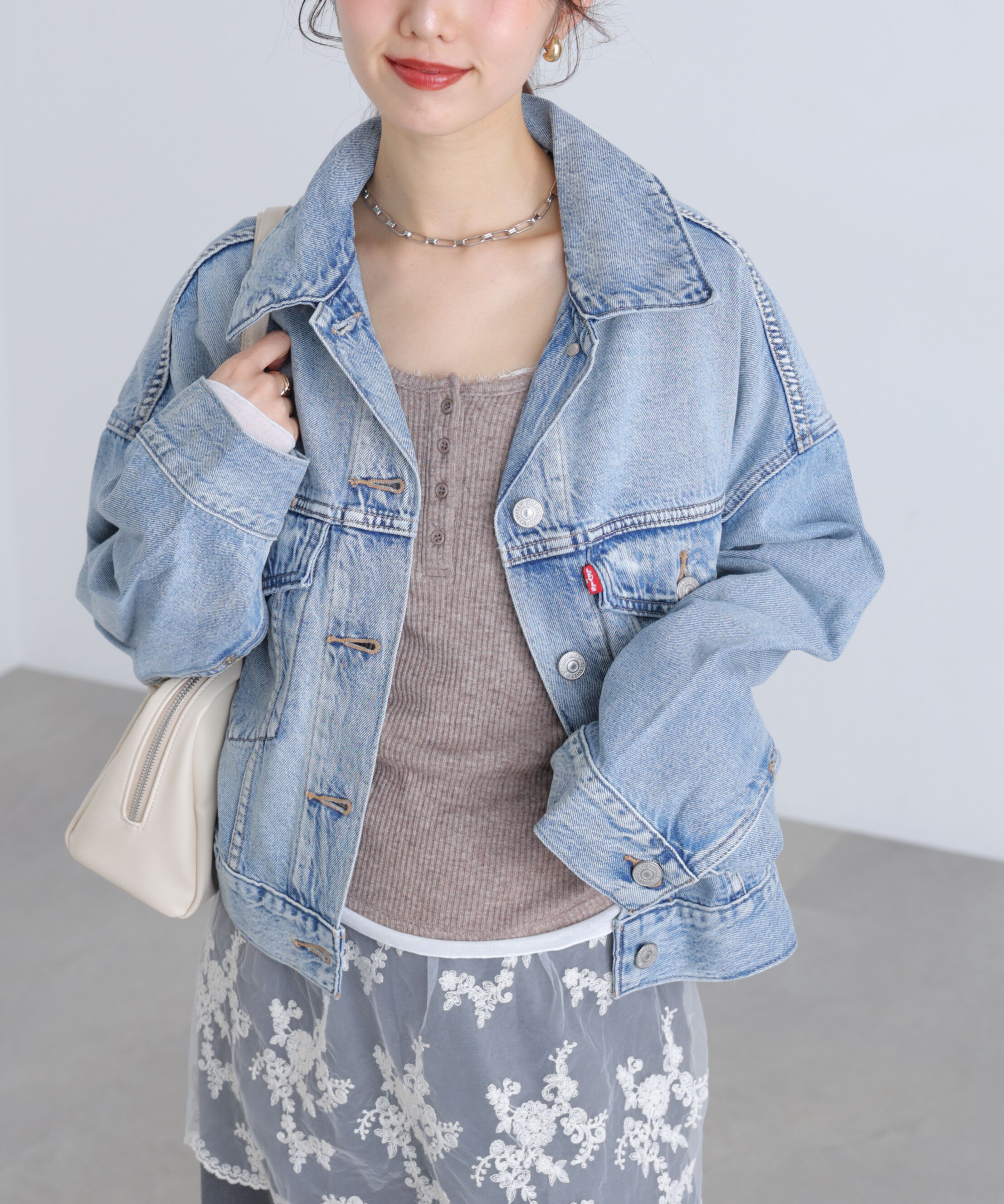  「〈Levi's〉LOOSE CROP TRUCKER デニムジャケット」|その他|