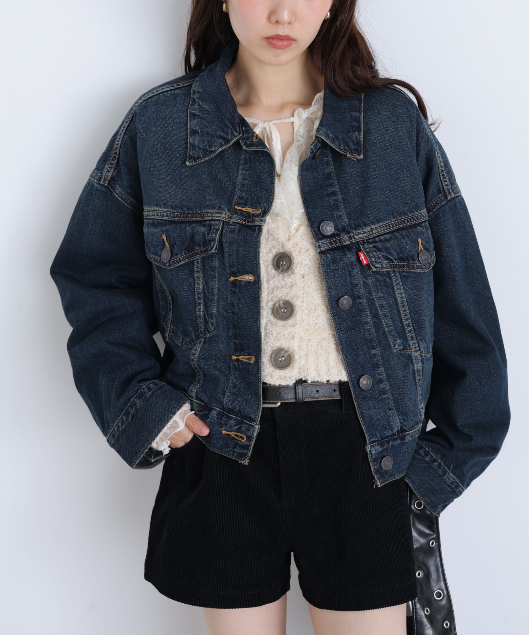  「〈Levi's〉LOOSE CROP TRUCKER デニムジャケット」|その他|