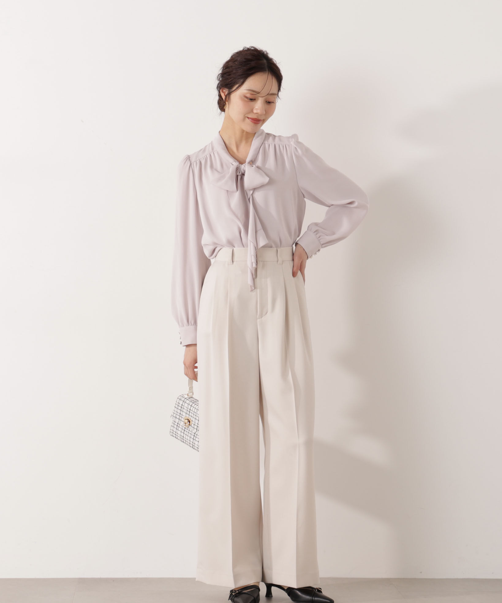 PROPORTION BODY DRESSING「2タックワイドパンツ 26SS」|その他|