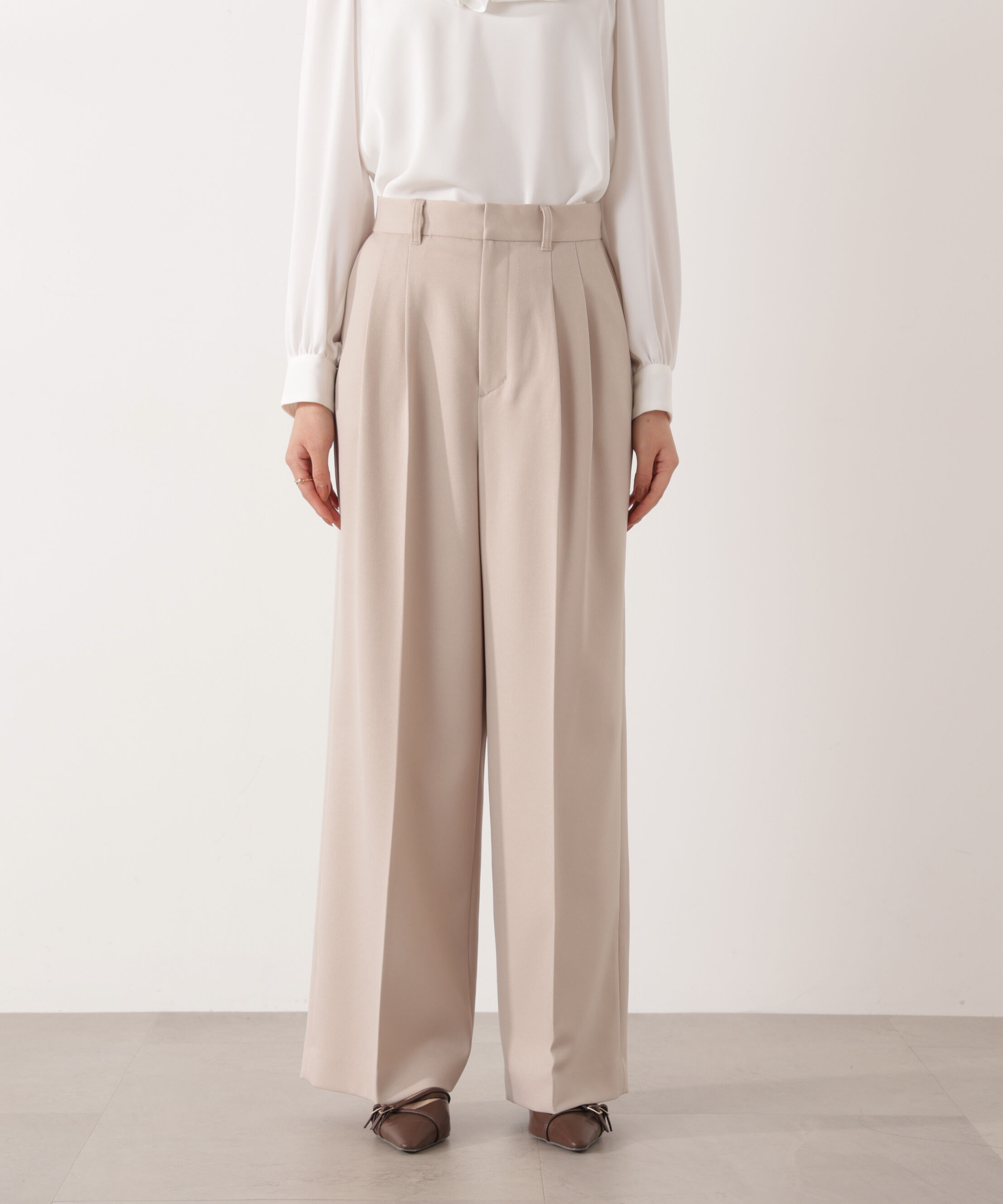 PROPORTION BODY DRESSING「2タックワイドパンツ 26SS」|その他|