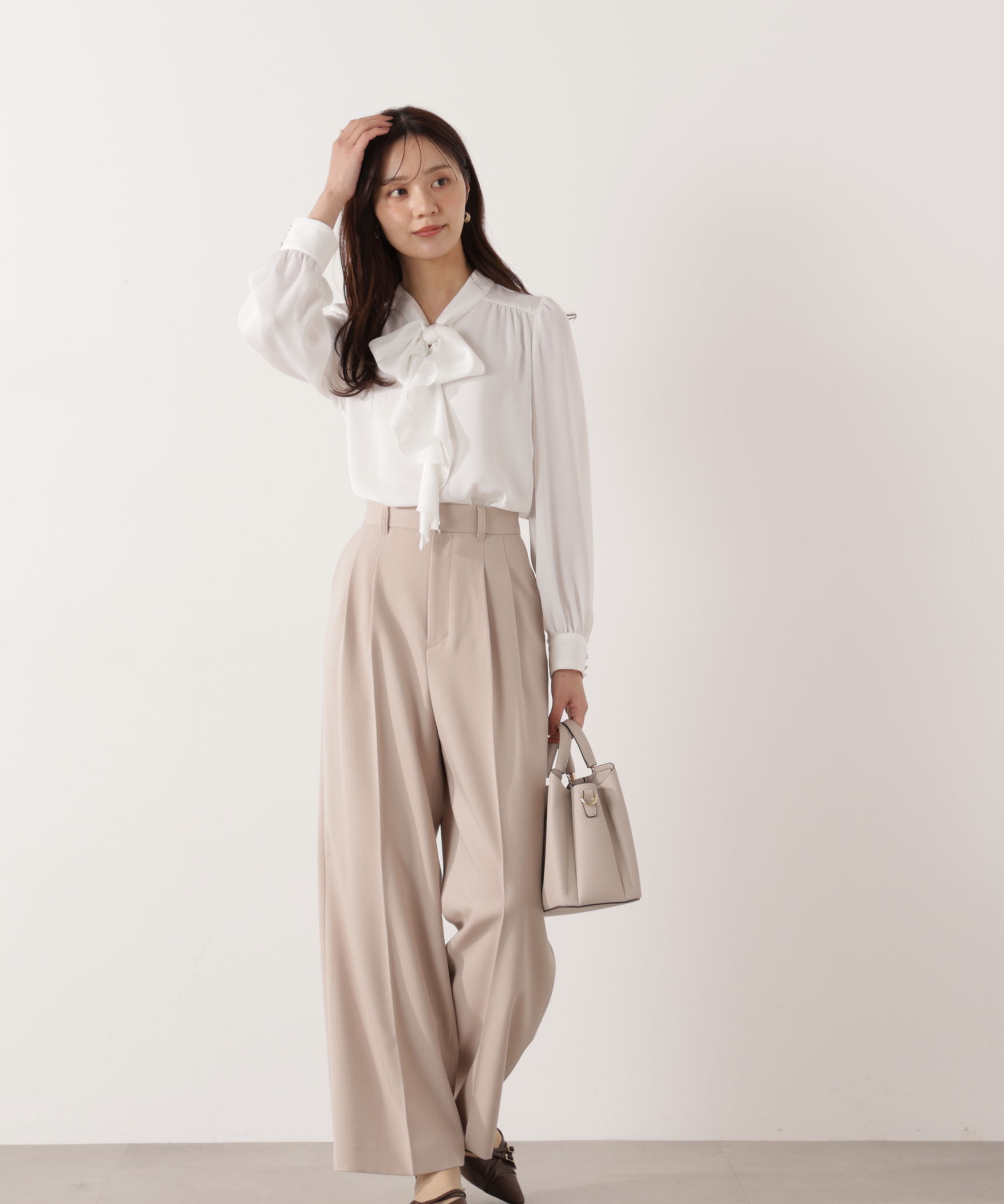 PROPORTION BODY DRESSING「2タックワイドパンツ 26SS」|その他|