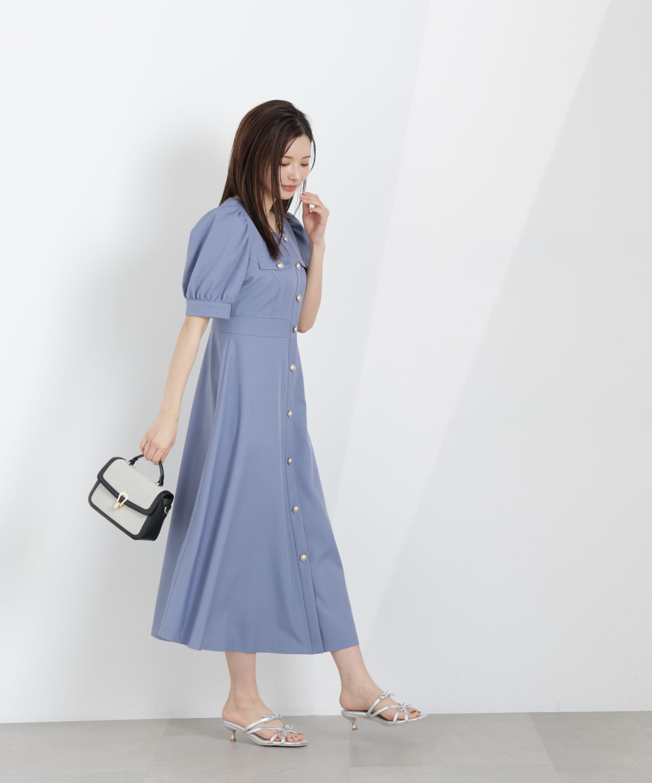 PROPORTION BODY DRESSING「フロント釦ワンピース　26SS」|ワンピース|