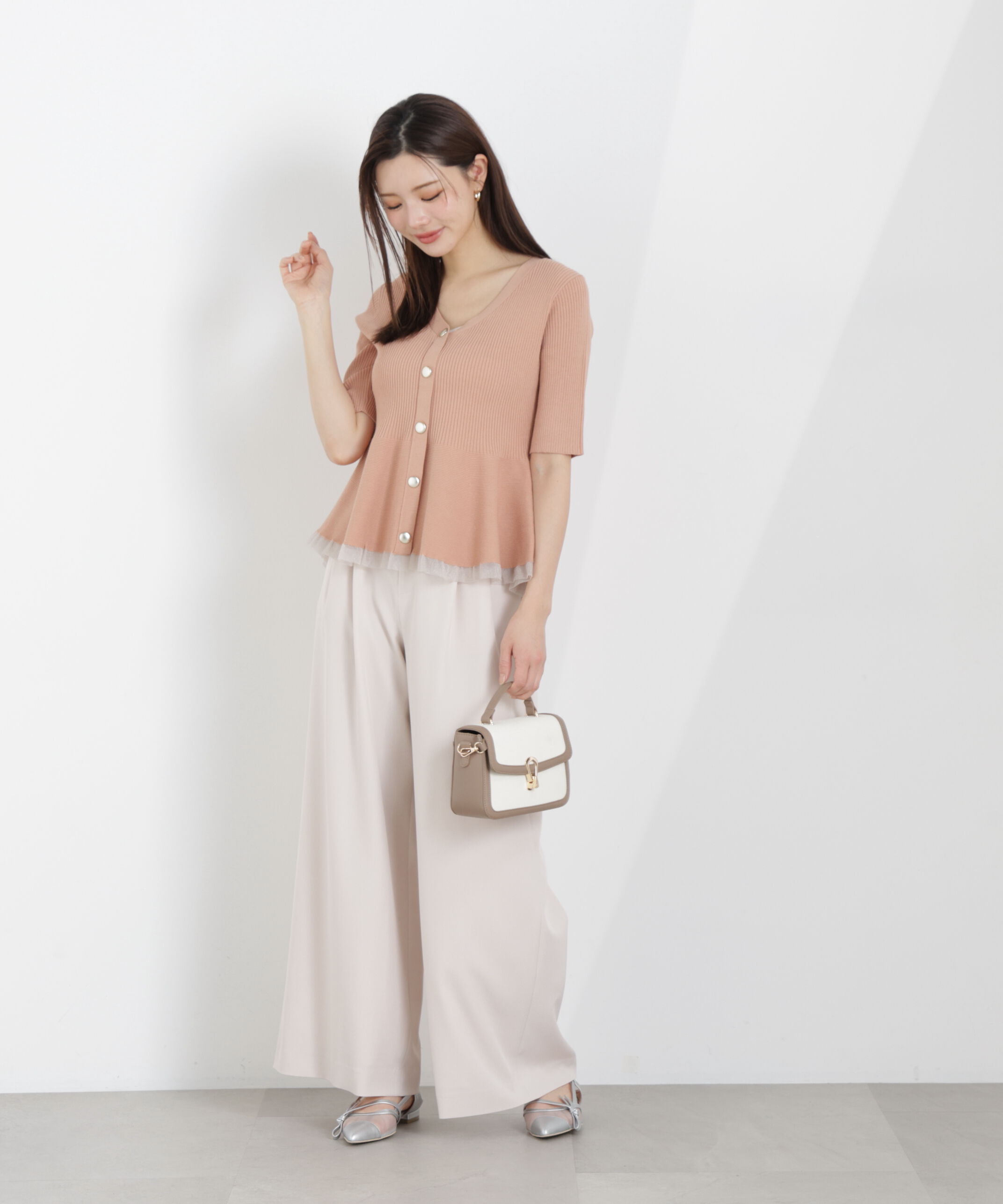 PROPORTION BODY DRESSING「ウエストリブワイドパンツ　26SS」|その他|