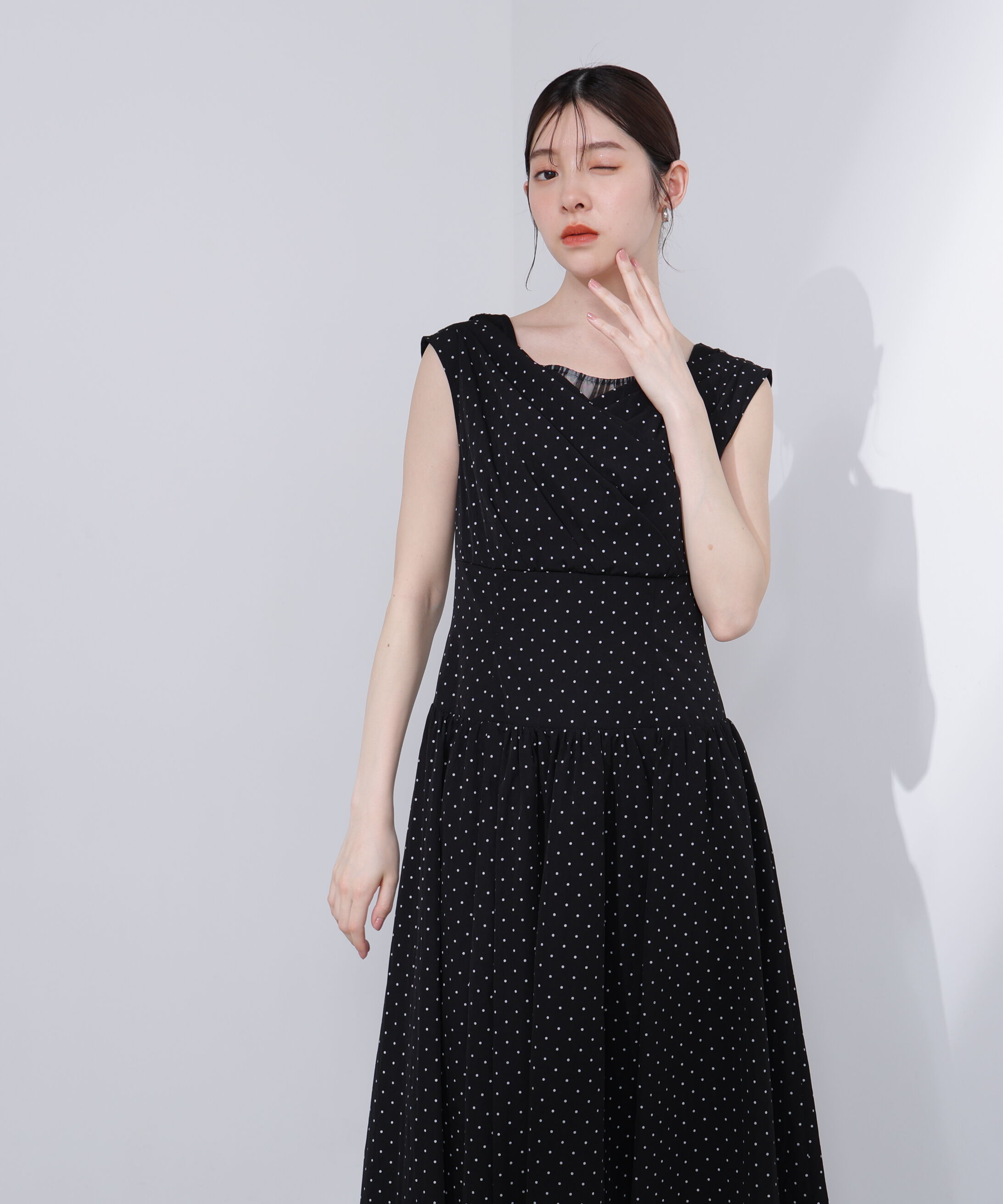 PROPORTION BODY DRESSING「〈Lou Lou fee（ルルーフェ）〉チュールレイヤードレディーワンピース」|ワンピース|