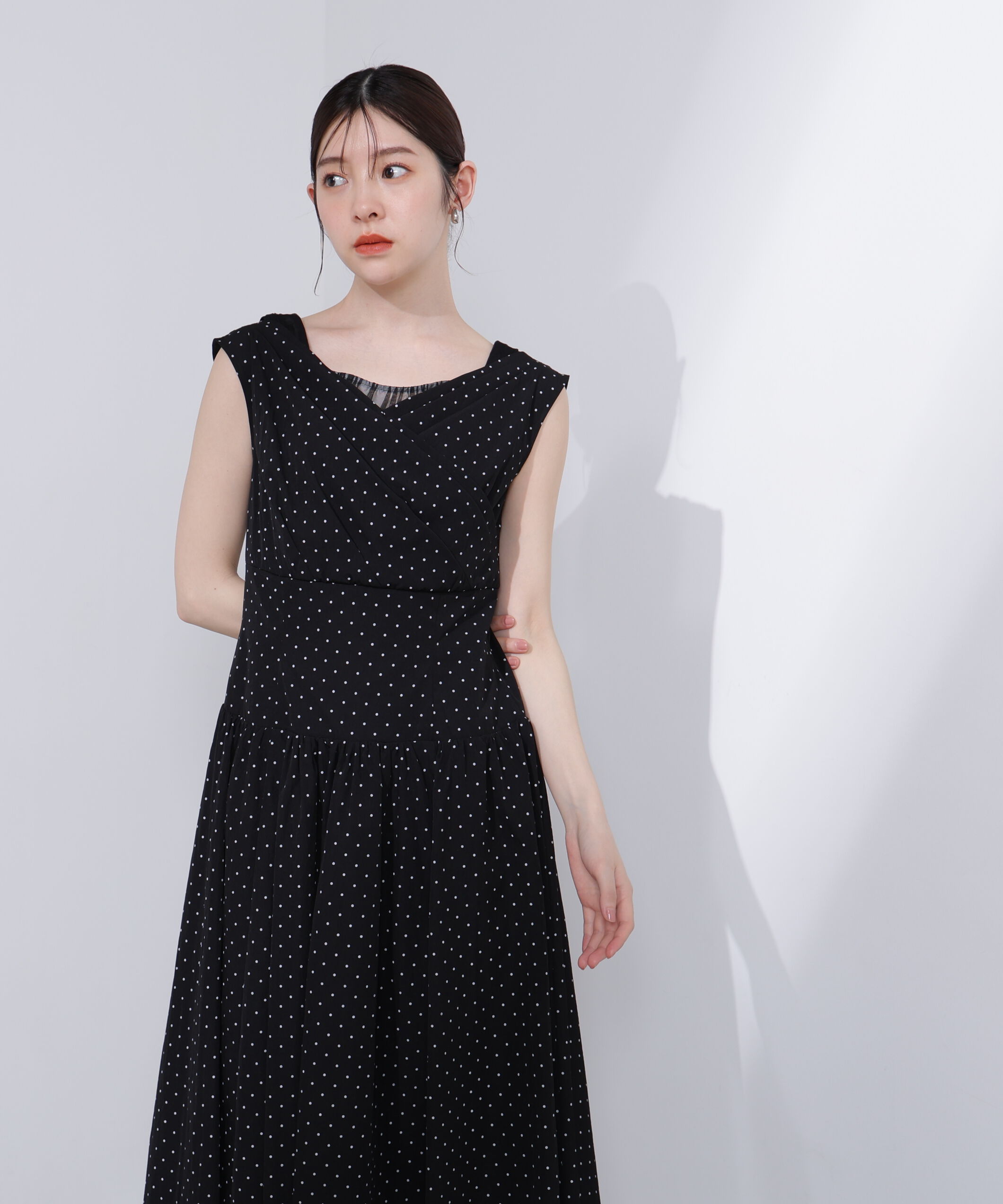 PROPORTION BODY DRESSING「〈Lou Lou fee（ルルーフェ）〉チュールレイヤードレディーワンピース」|ワンピース|
