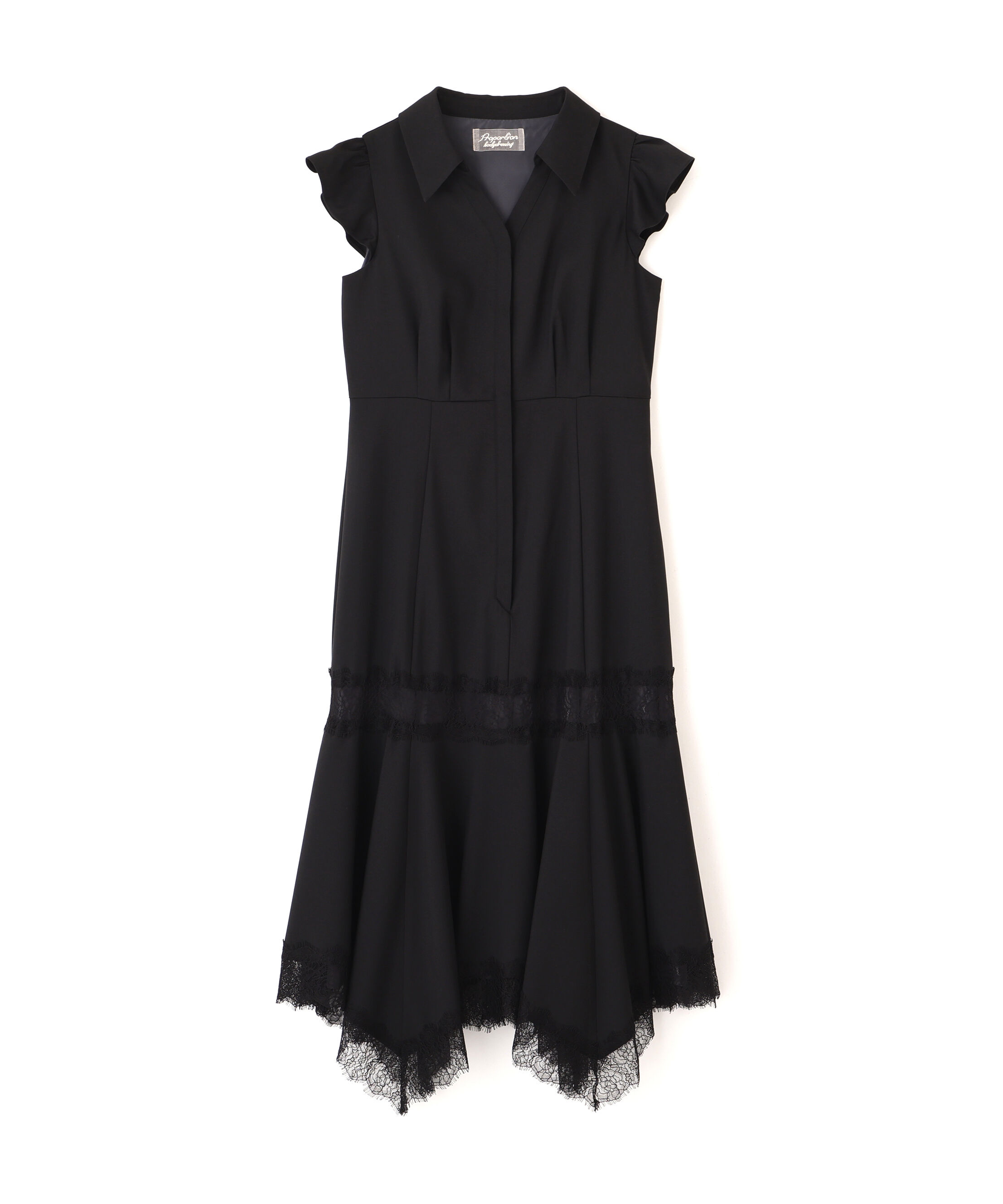 PROPORTION BODY DRESSING「〈Lou Lou fee（ルルーフェ）〉レーストリムシャツワンピース」|ワンピース|