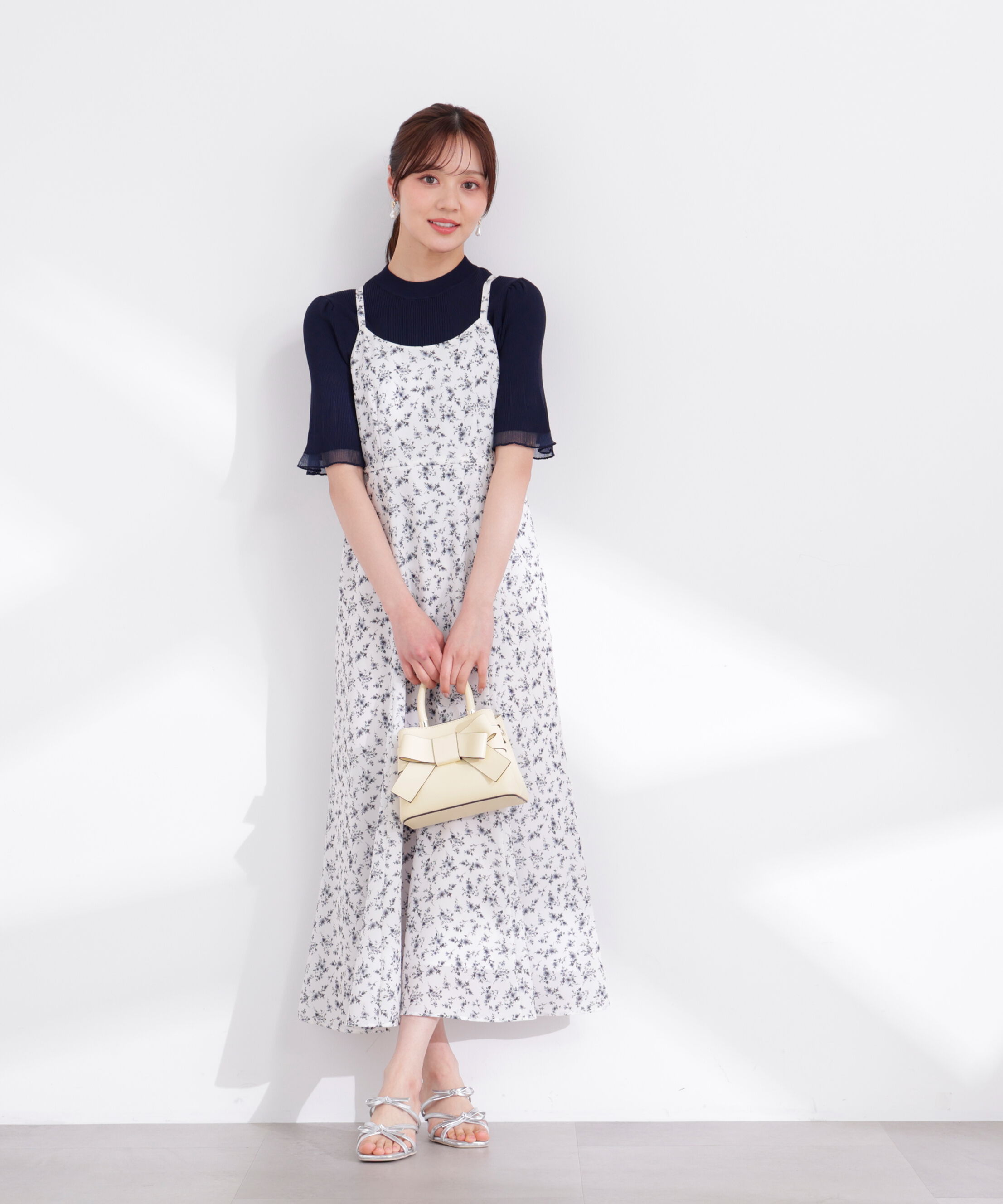 PROPORTION BODY DRESSING「花柄キャミワンピース 26SS」|ワンピース|