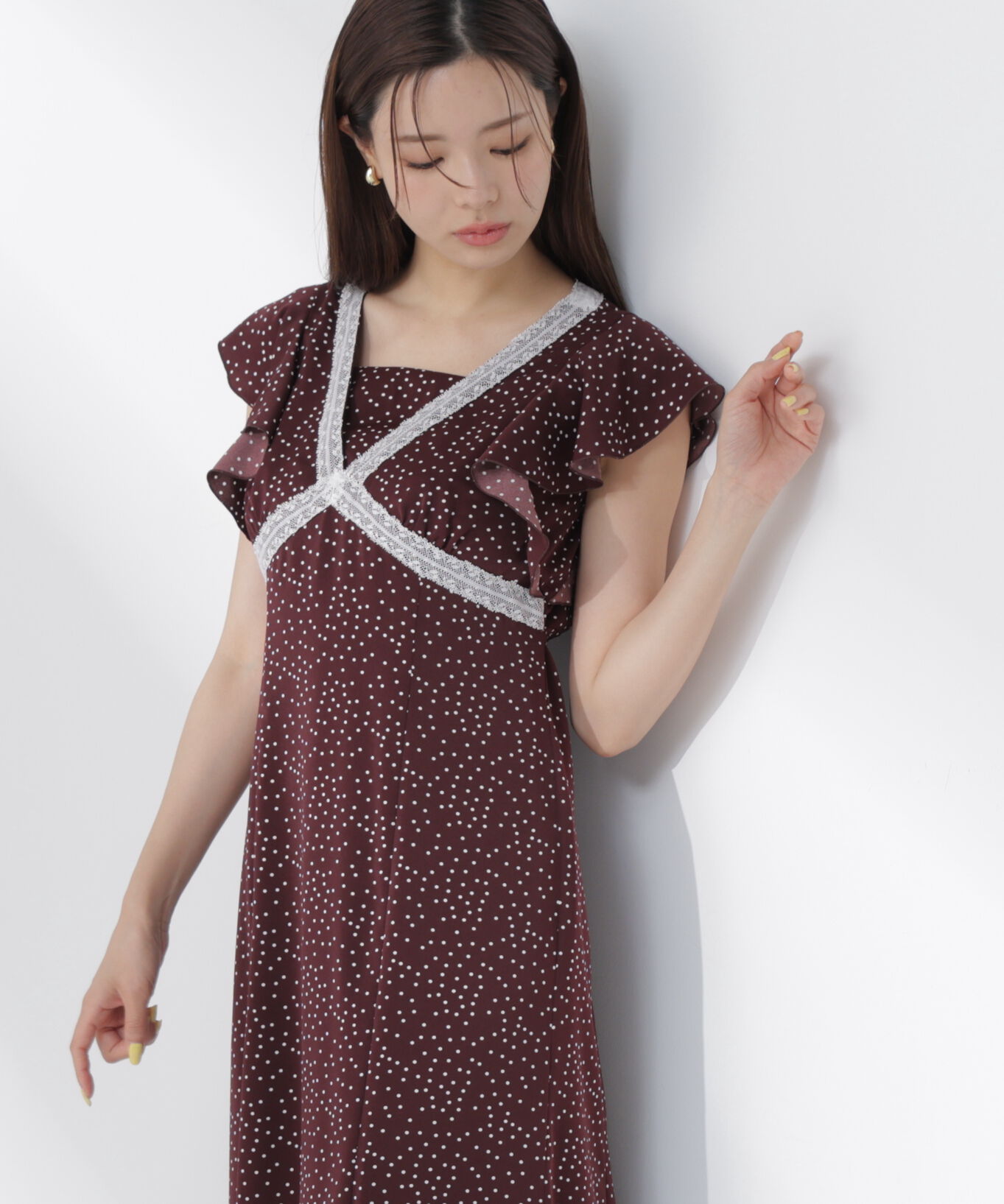 PROPORTION BODY DRESSING「レーストリムレディーワンピース 26AW」|ワンピース|