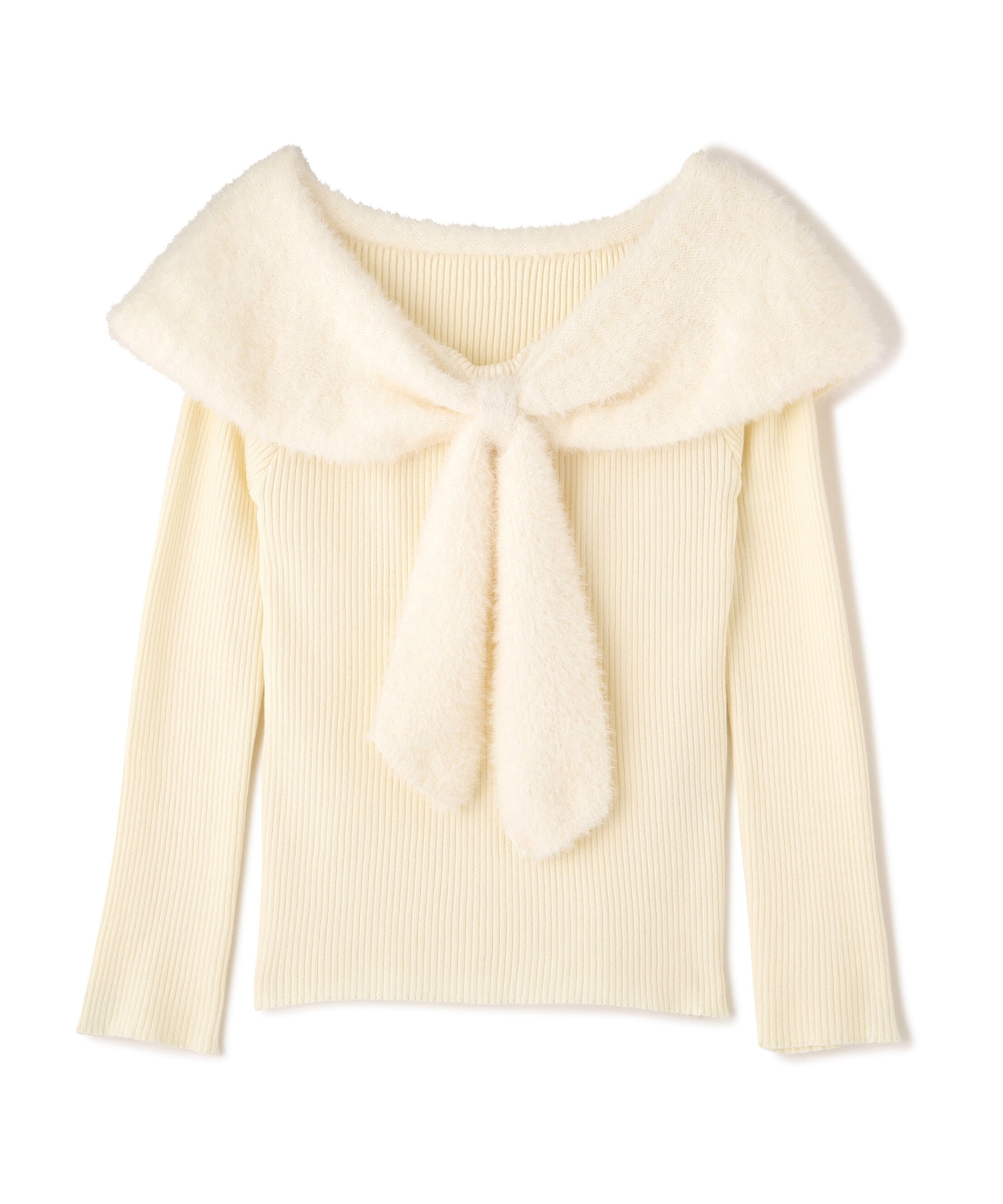 PROPORTION BODY DRESSING「＜加藤栞さん着用＞ミニシャギーケープニットトップス」|ニット・セーター|