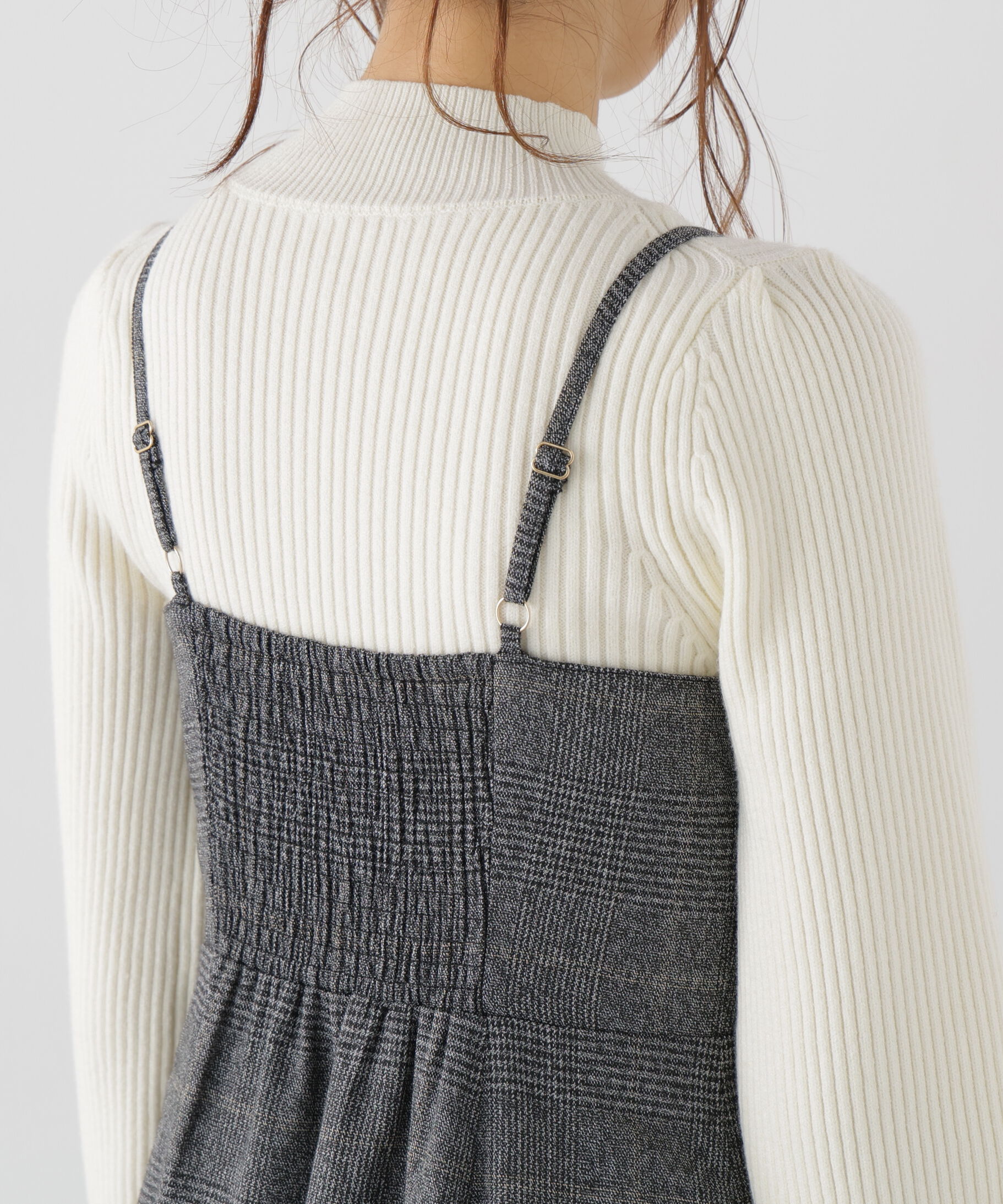 PROPORTION BODY DRESSING「＜加藤栞さん着用＞モチーフ刺繍キャミワンピース　26AW」|ワンピース|