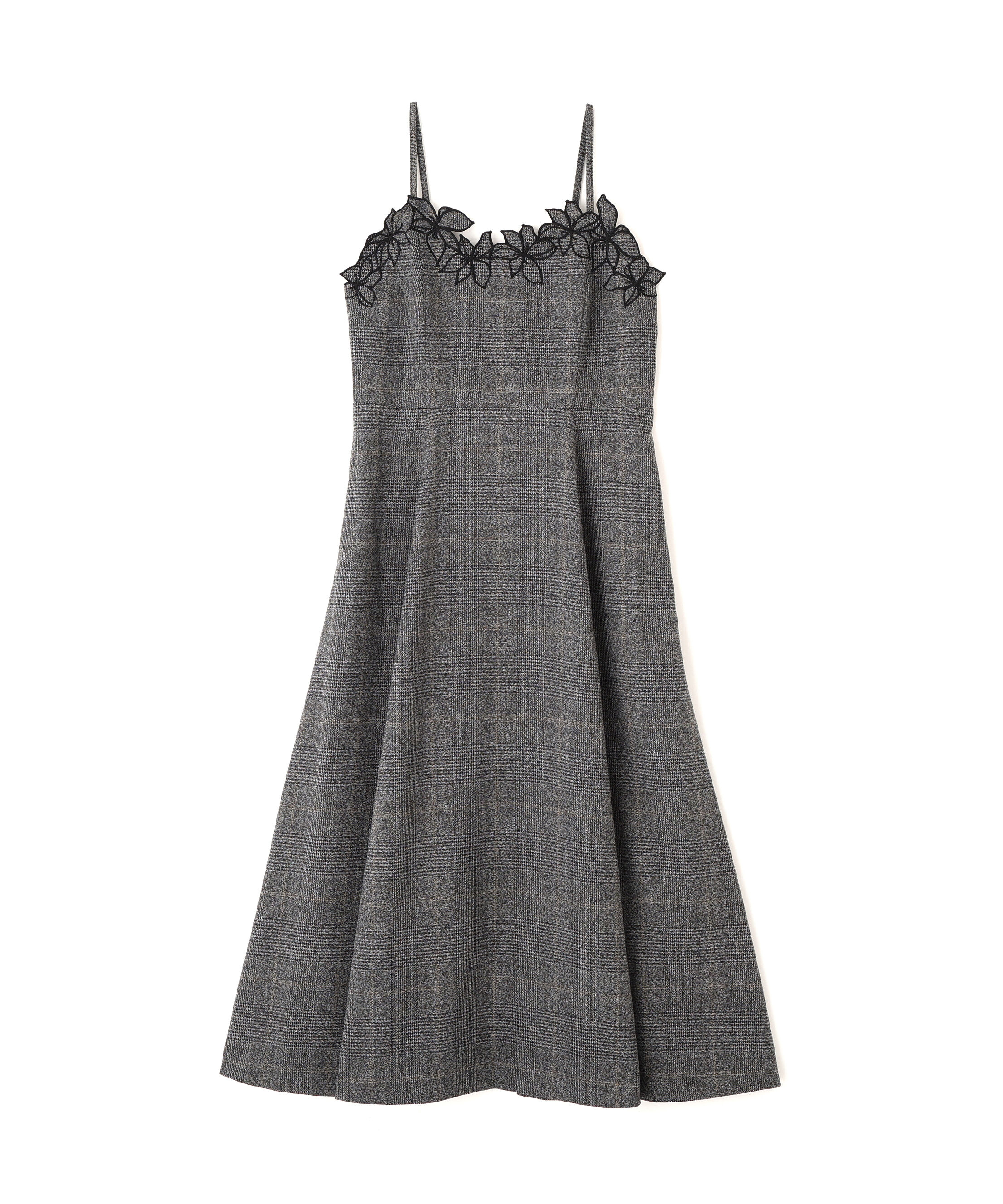 PROPORTION BODY DRESSING「＜加藤栞さん着用＞モチーフ刺繍キャミワンピース　26AW」|ワンピース|