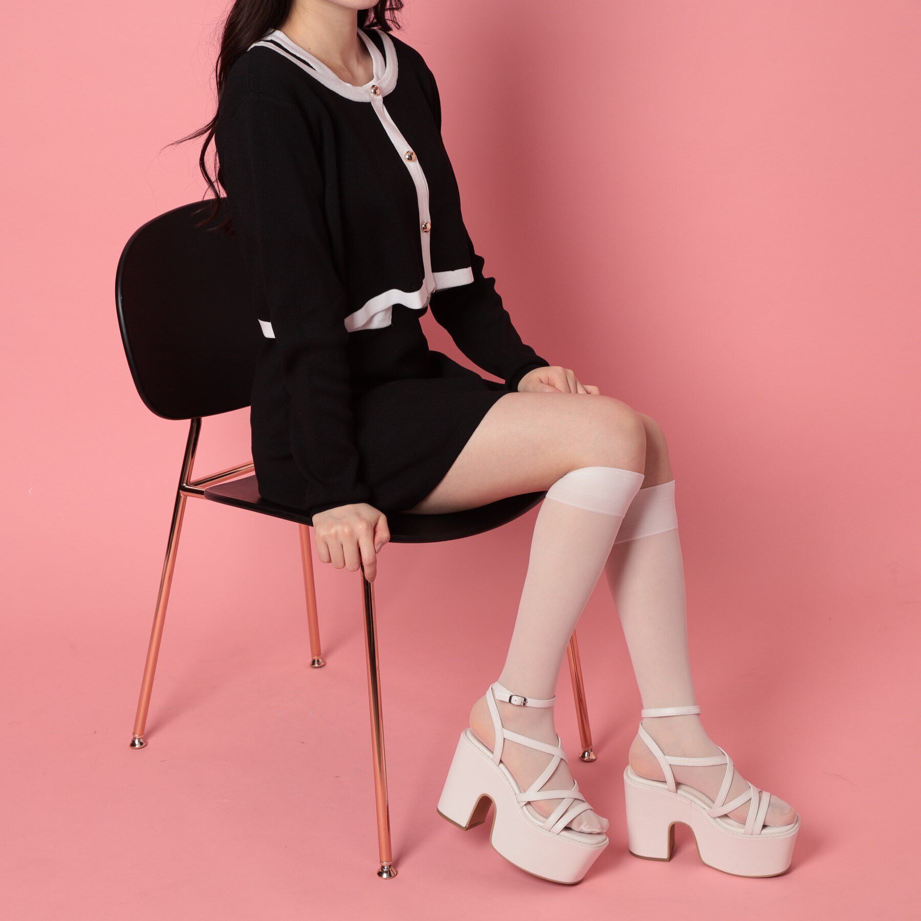 csT&P「厚底レースアップサンダル」|サンダル|