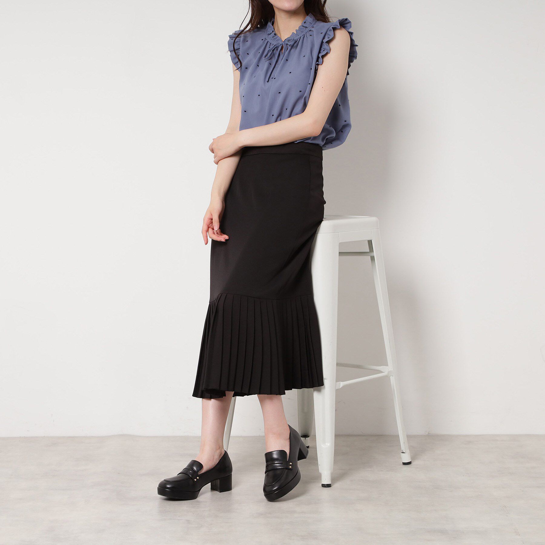 ESPERANZA「ヒールアップローファー」|パンプス|