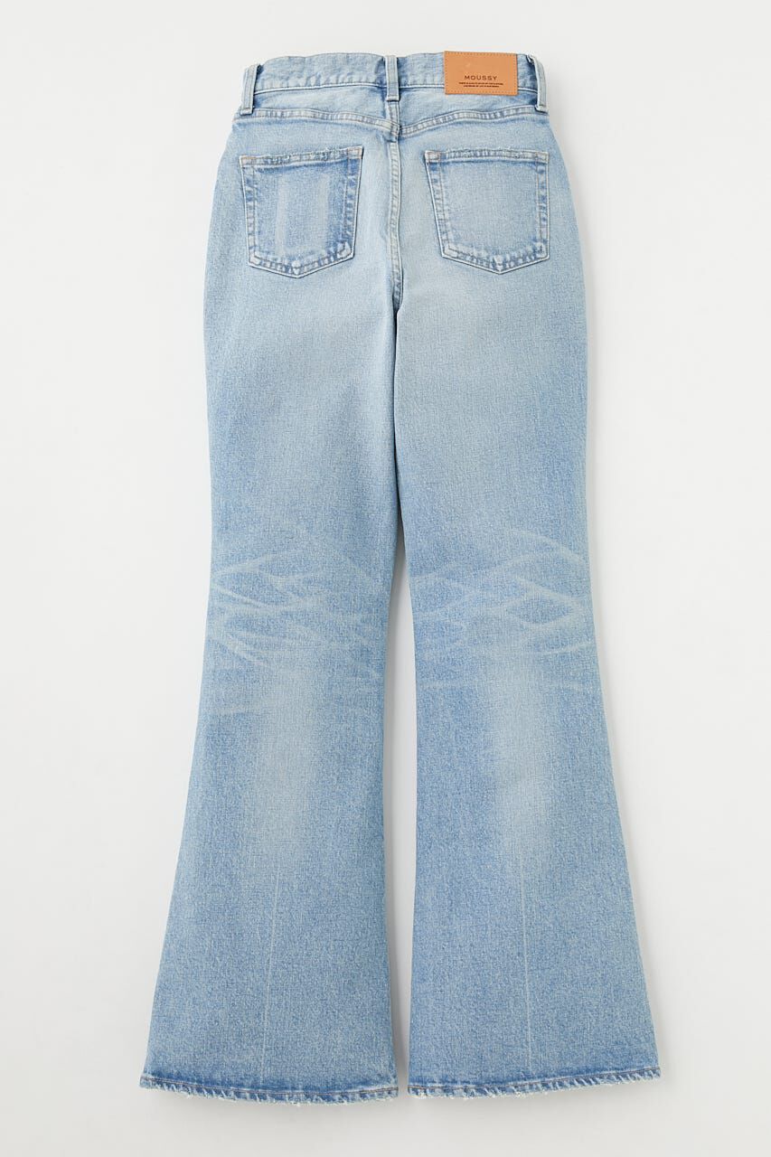 MOUSSY「MVS L/BLU FLARE(L)」|デニム|