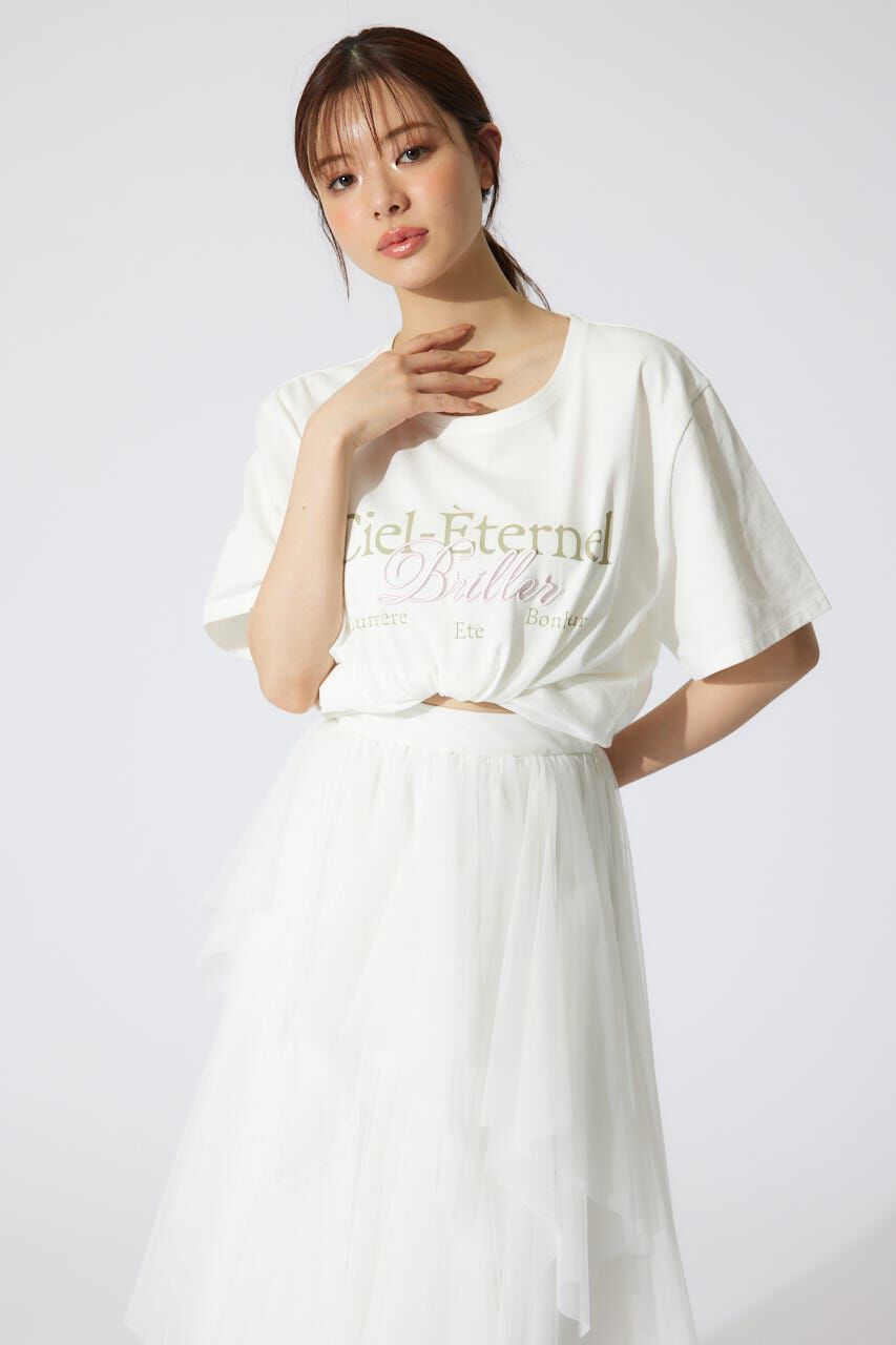 rienda「BigロゴTシャツ」|Tシャツ・カットソー|WHT