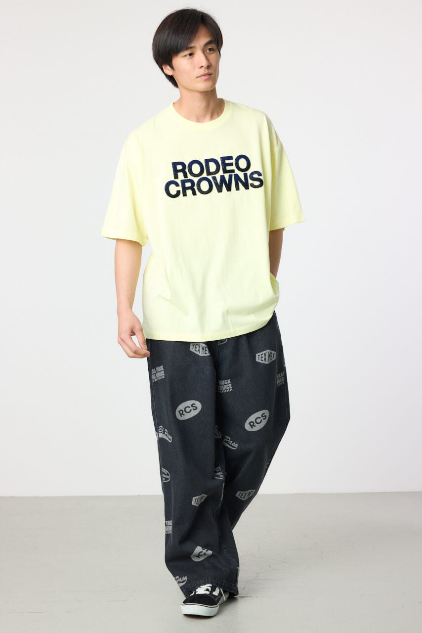 RODEO CROWNS「スタンプデニムパンツ」|デニム|