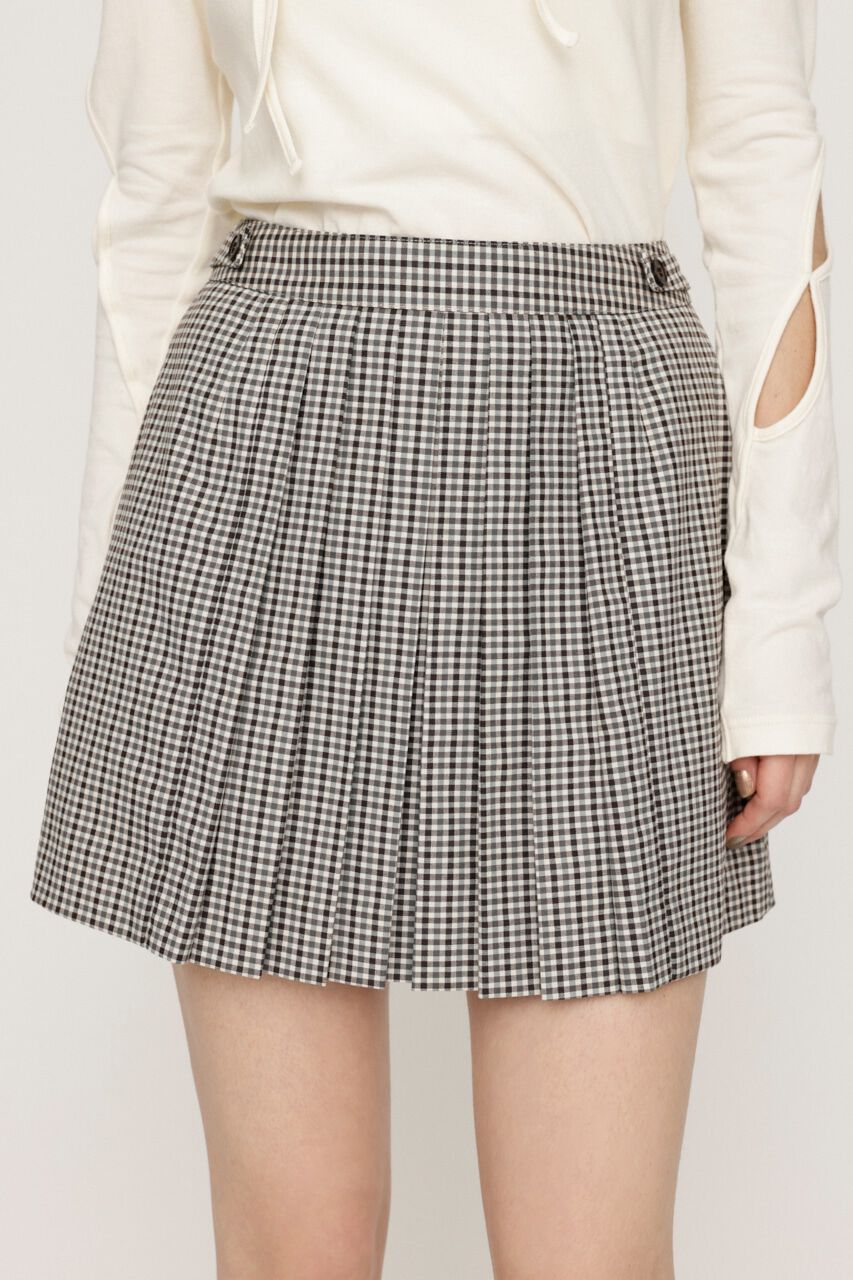 SLY「FRONT PLEATS ショートスカート」|スカート|Multi_1