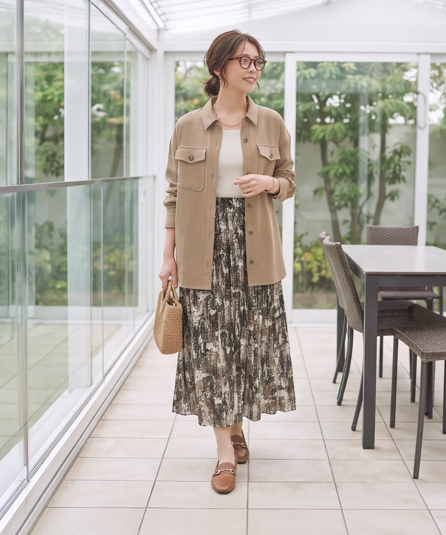 STYLE DELI「凹凸生地のシャツジャケット」|その他|