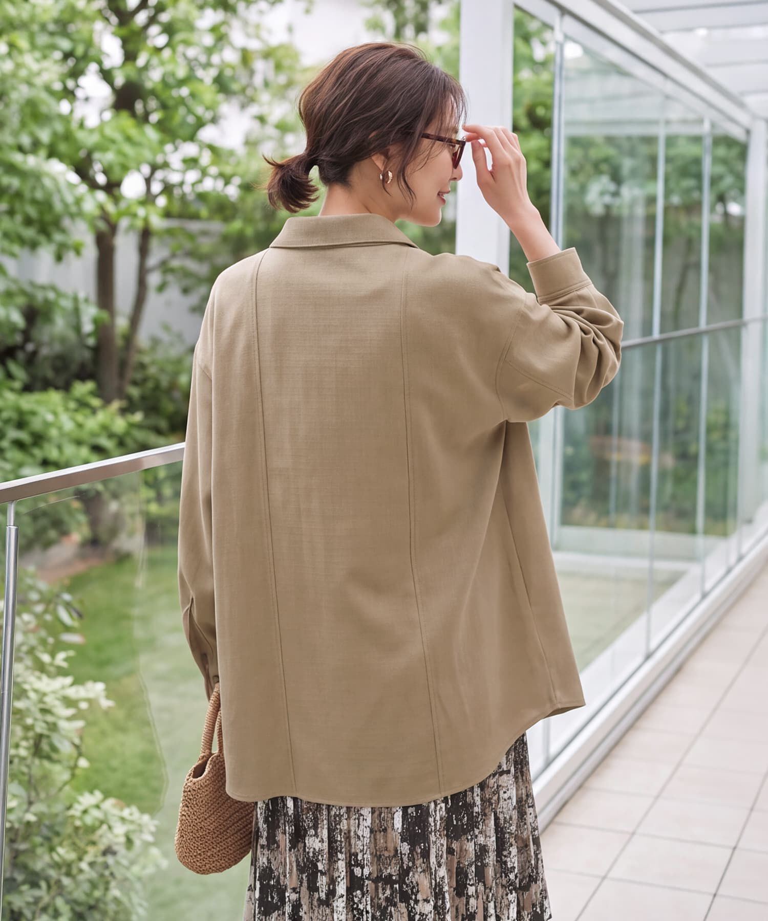STYLE DELI「凹凸生地のシャツジャケット」|その他|